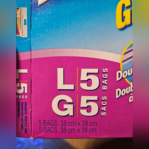 Ziploc 5 big bags size large - Picture 5 of 5